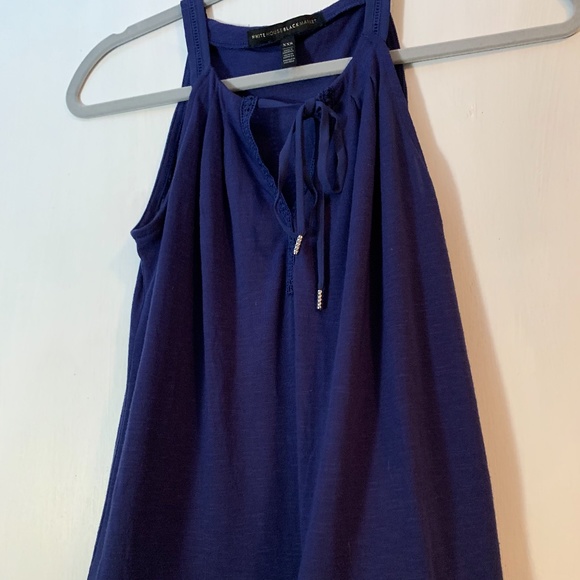 Purple Tank top (tie detailing) - Picture 1 of 2